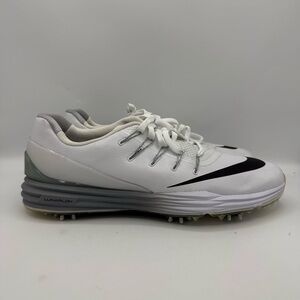 NIKE LUNARLON CONTROL 4 MENS GOLF SIZE 11 WHITE/WOLF GREY/BLACK 819037-700